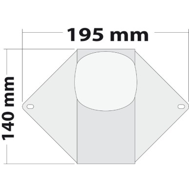 
Feu navigation et pont  LED 12/24 V boîtier blanc 
