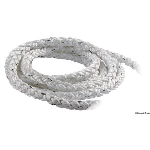 
Tresse polyester Square Line noir 14 mm 

