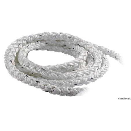 
Tresse polyester Square Line noir 14 mm 
