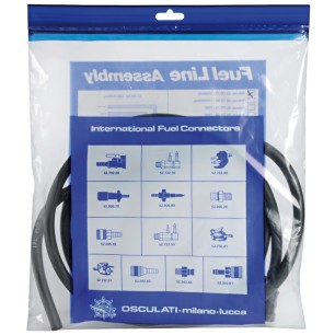 
Tuyau carburant avec 2 attaches YAMAHA 
