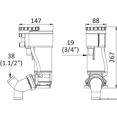 Kit de conversion manuel/électrique WC | EAN 8033137194665 Ref 50.205.32