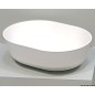 
Evier  poser semi oval Ocritech blanc 350x260 mm 
