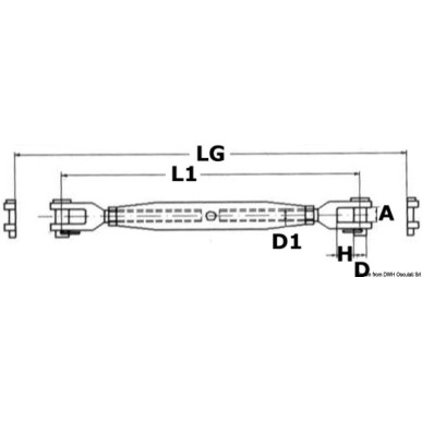 
Ridoir AISI 316 20 mm 
