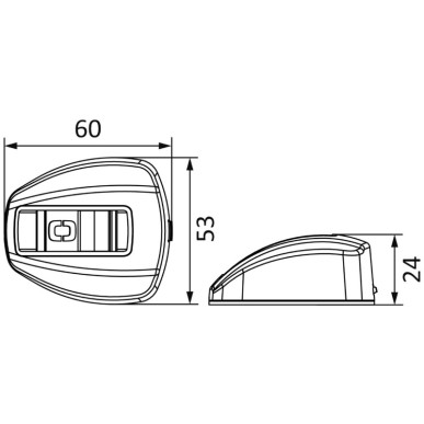 Feux LED de route Nemo, montage vertical| EAN 8033137199370 Ref 11.470.01