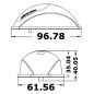 
Feux navigation Evoled ABS blanc gauche + droite (Blister)

