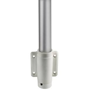 
Hampe  paroi Classic 100 cm feu 360° blanc 
