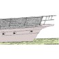 
Filet de securitè pour balcon bleu 600 mm x 30 m 
