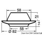
Spot Batsystem Comet ABS chromé 9 LED 
