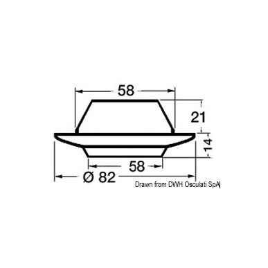 
Spot Batsystem Comet ABS chromé 9 LED 
