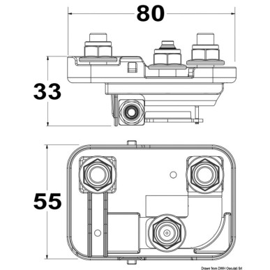 Boîte de puissance fusible MEGA| EAN 8033137085826 Ref 14.100.38