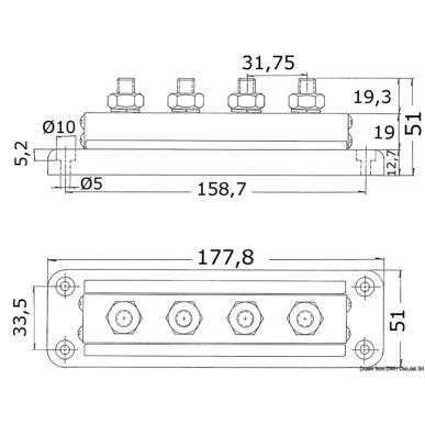 Barrette support Bus-Bar| EAN 8033137089329 Ref 14.209.21