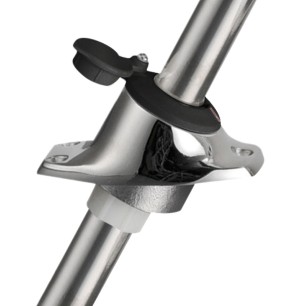 
Hampe rétractable Aisi 316 feu plastique noir 
