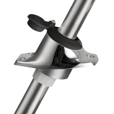 
Hampe rétractable Aisi 316 feu plastique noir 
