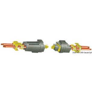 
Connecteur étanche Faston femelle 4/6 mm² 
