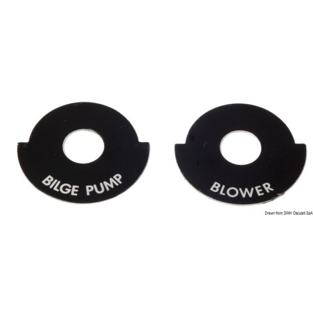 
Etiquette en aluminium Water pump 
