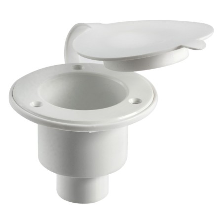 
Boîtier douchette pont blanc + capot/garniture 

