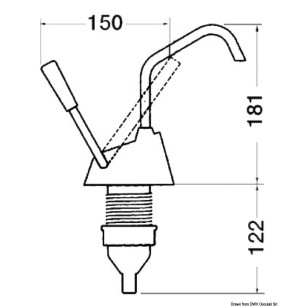 
Pompe manuelle Whale Flipper MK4 
