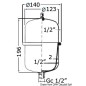 
Vase d'expansion p. autoclaves et chauffeau 2 l 
