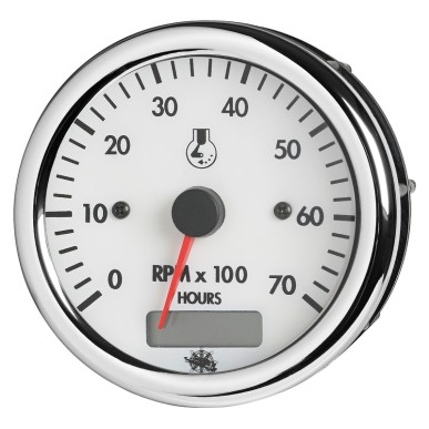 Compte-tours Guardian 2/4 temps blanc compteur 12 | EAN 8033137116483 Ref 27.521.05