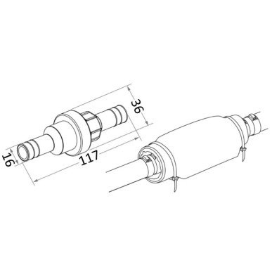 Dispositif blocage carburant certifié ISO 7840 | EAN 8033137200243 Ref 20.250.02