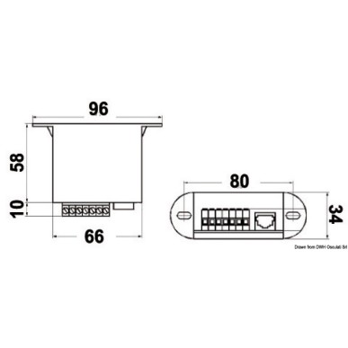 Interrupteur 1 essuie-glace 15 A | EAN 8033137108631 Ref 19.755.01
