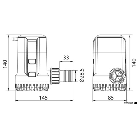
Pompe fond cale automatique Europump Next Generation G2000 12V 
