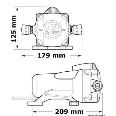 
Autoclave WHALE Watermaster 11,5 l/min 12V détail 
