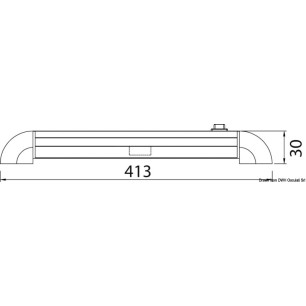 
Lumière 16 LED sur rail Turnstripe rotatifs 

