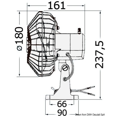 Ventilateur orientable TMC 24 V | EAN 8033137096433 Ref 16.706.24