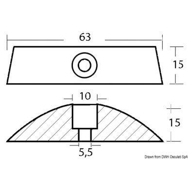 Paire anodes zinc hélices pliables | EAN 8033137139734 Ref 43.555.00