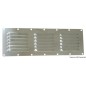 
Grille aération inox poli + moustiquaire 76x229 mm 
