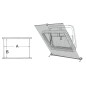 
Rideau occultant blanc Climavision Mare 360x400 mm 
