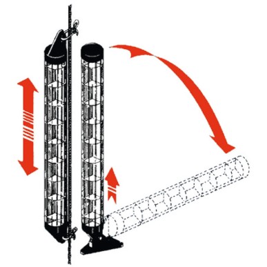 Réflecteur radar Supercompact sur base orientable | EAN 8033137011153 Ref 32.235.01