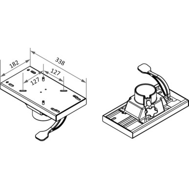 Chariot coulissant+ pivotant aluminium | EAN 8033137151231 Ref 48.713.00
