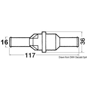 
Dispositif double pour tuyau carburant 
