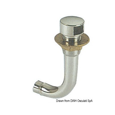 Event laiton chromé coudé 90+ gauche 16 mm | EAN 8033137109706 Ref 20.287.92