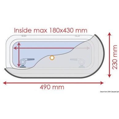 Rideau occul. + moustiqu.230x490simple -x700double | EAN 8033137107962 Ref 19.356.05