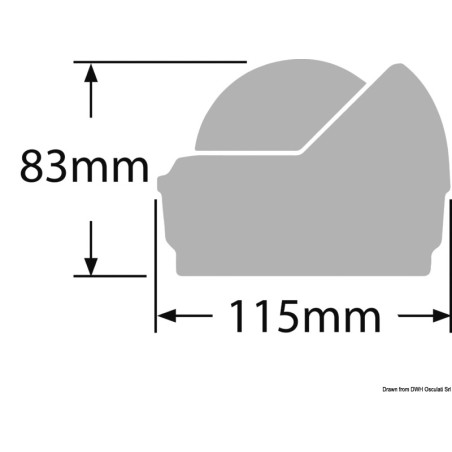 
Compas externe RITCHIE Wheelmark 3" noir/noir 
