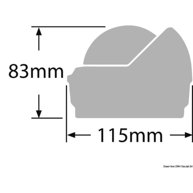 Compas externe RITCHIE Wheelmark 3" noir/noir | EAN 8033137115080 Ref 25.082.41
