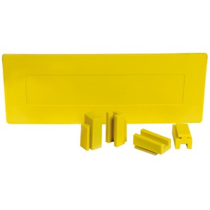 
Boîte  batterie en moplen blanc/jaune 120 A 
