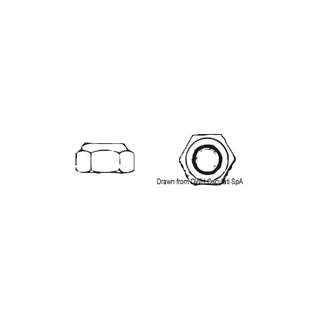 Ecrou hexagonal indésserable 5 AISI 304 AUTOBL.5| EAN 8033137179532 Ref A2-982-05