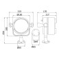 
Projecteur LED Night Eye II fixation sur base 
