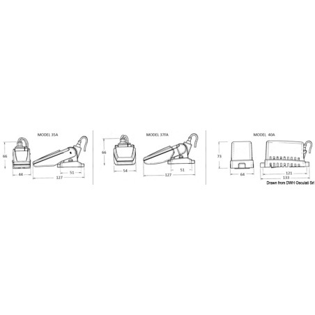 
Automatisme Rule p. pompes de cale 40A 20 A 
