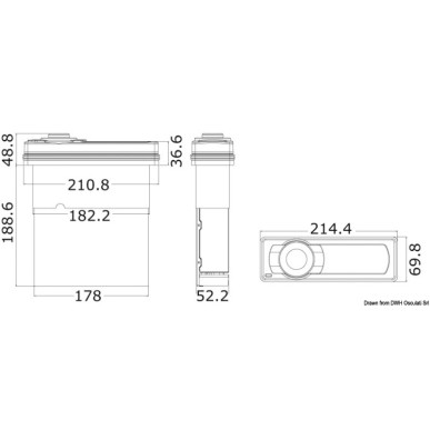 AQ-MP-5UBT watertight tuner | EAN 8033137118258 Ref 29.548.90