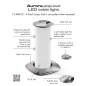 
Lampe de table  LED Aurora escamotable 
