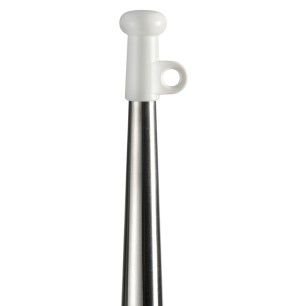 
Mât inox section conique sans base 40 cm 

