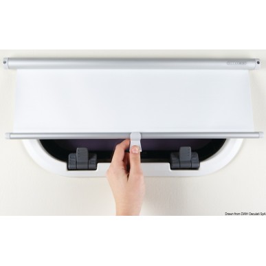 
Rideau  anrouler Oceanair 660 x 320 mm Boîtier du rouleau blanc

