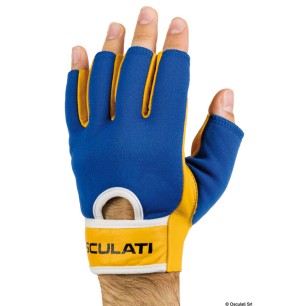 
Gants cuir demi-doigts M 
