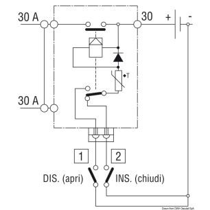 
Coupe-batterie/télérupteur 12 V 
