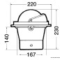 
Compas  encastrer RIVIERA 6" grand vitesse B6/W3  
